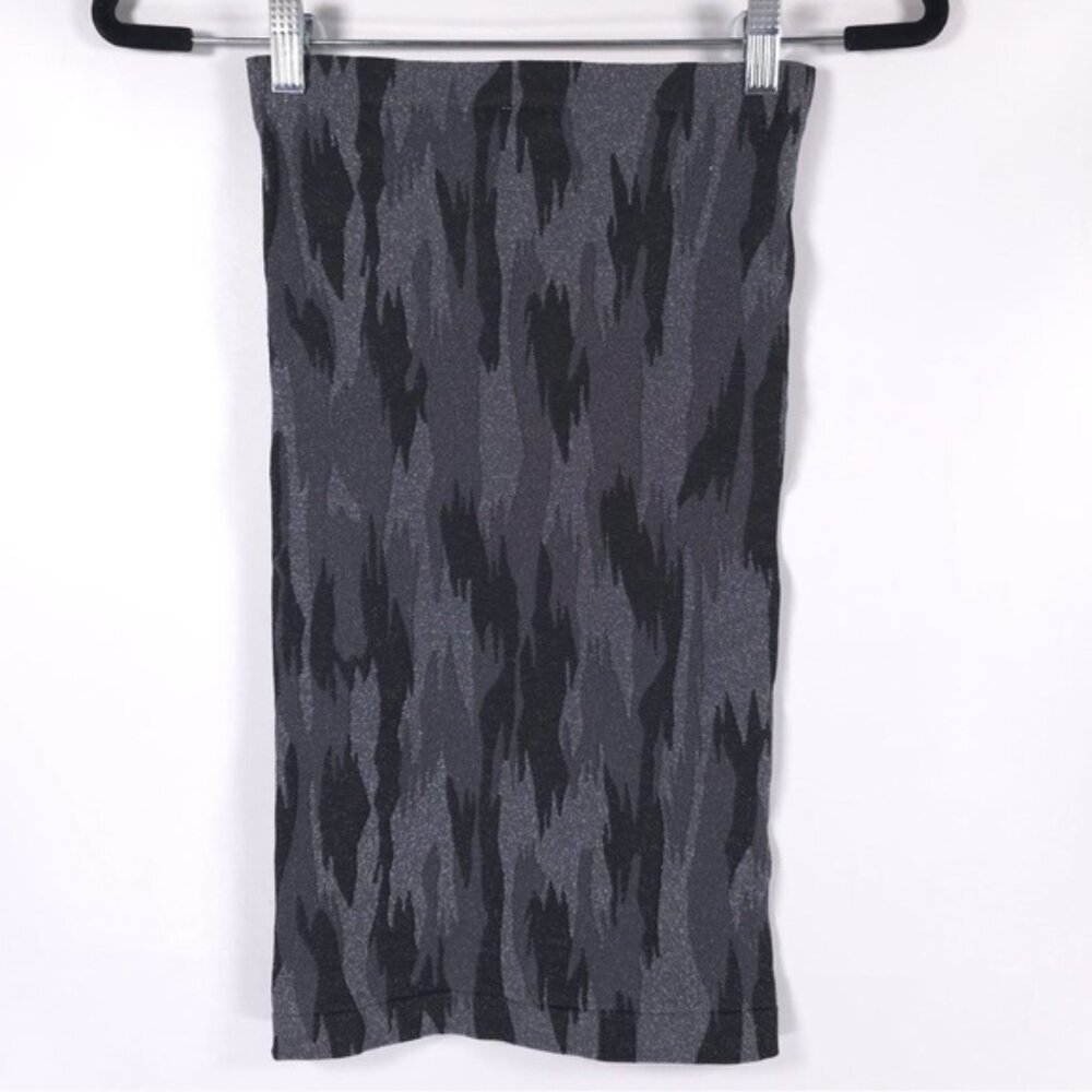 NWT WOLFORD AUSTRIA🇦🇹MADE Camouflage Skirt Dark Grey Silver Skirt Glitter XS